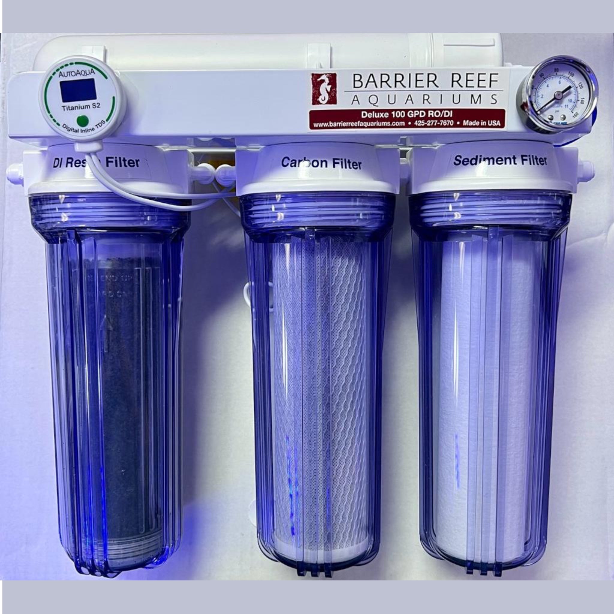 RO/DI Water Filtration Barrier Reef Aquariums