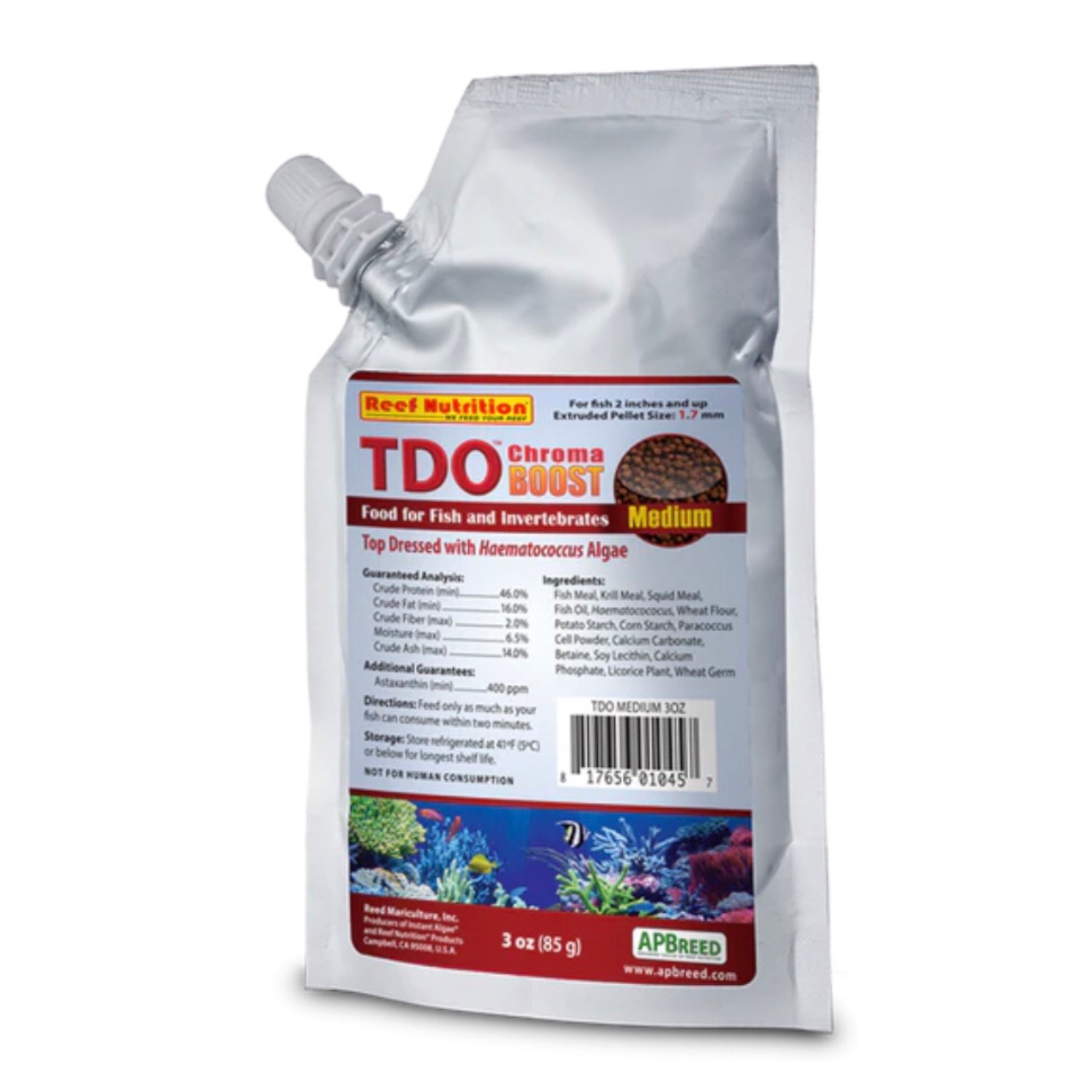Saltwater Dry Fish Foods Barrier Reef Aquariums