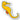 Yellow Seahorse Sticker