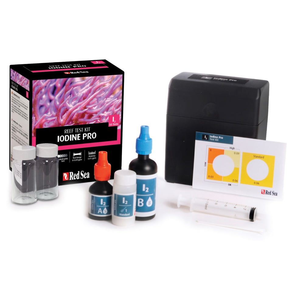 Red Sea Iodine Pro - Test Kit – Barrier Reef Aquariums