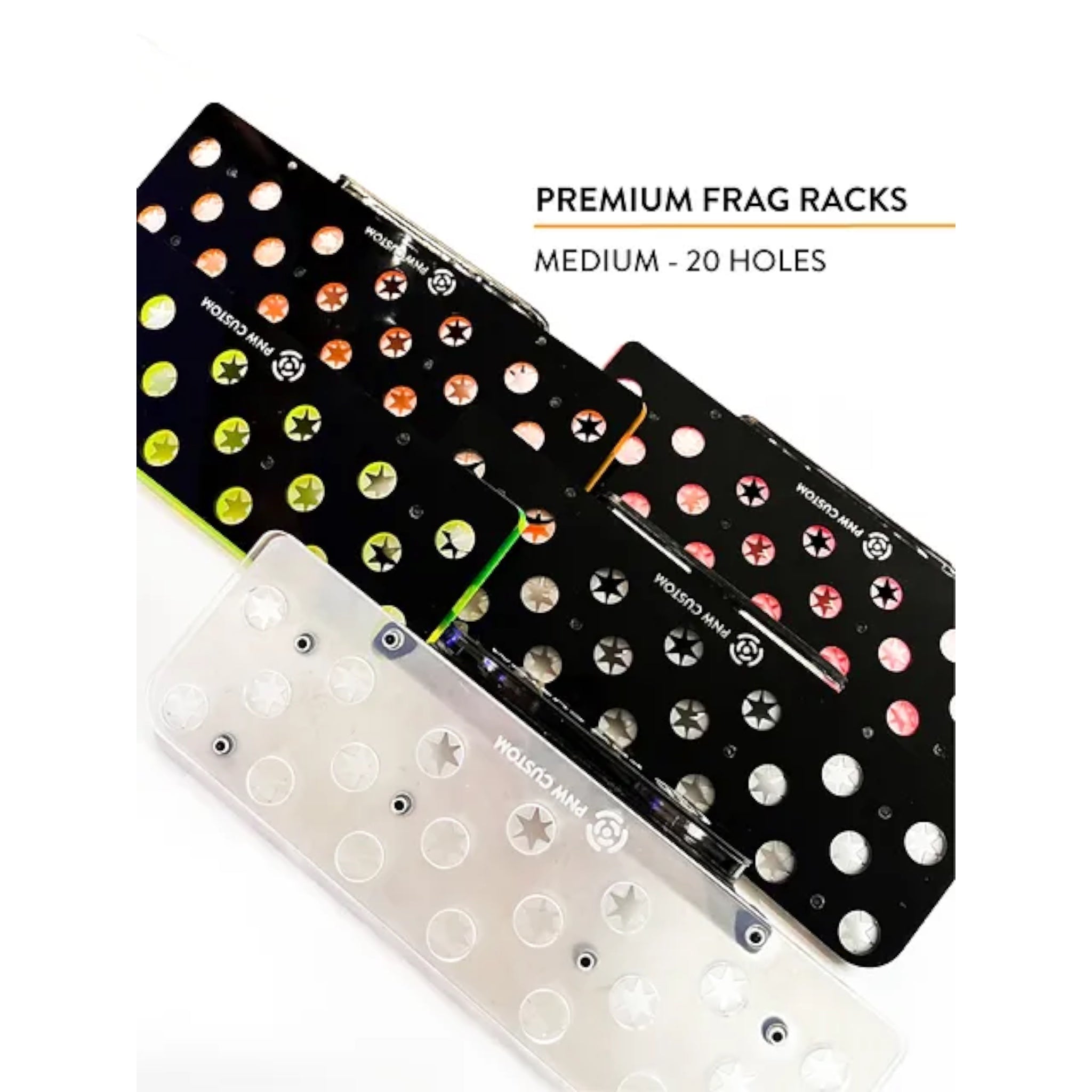 PNW Custom Premium Frag Rack - Medium (20 Holes) – Barrier Reef Aquariums